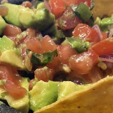 Guacamole casero.