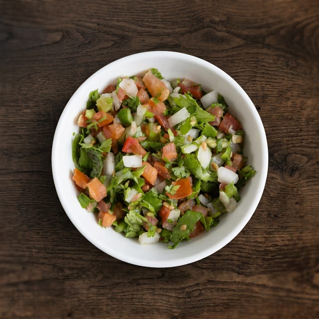 Pico de gallo.