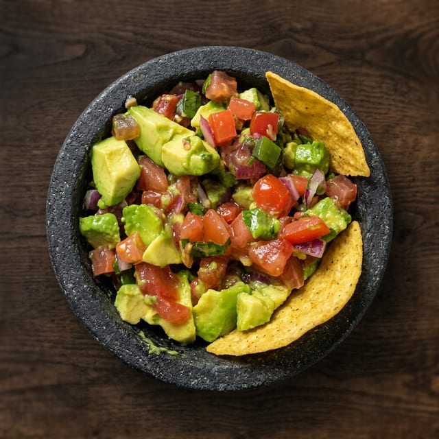 Guacamole casero.