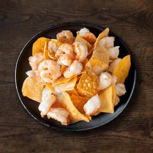 Nachos de queso.